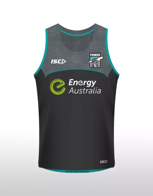 Port Adelaide Power AFL ISC Adults Training Singlet BNWTS SIZE' XS- XL