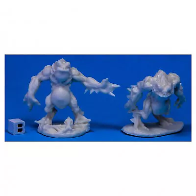 REM77519 Reaper Miniatures Bones: Deep Ones Warriors W3 (2)