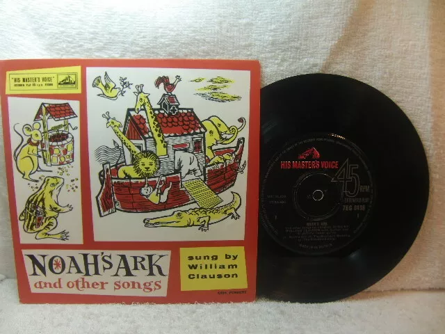 William Clauson – Noah’s Ark and Other Songs 1959 EP HMV 7EG 8438