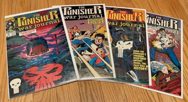 Marvel Punisher War Journal (1988) #21 22 23 24 Lot of 4 VF+ to NM+