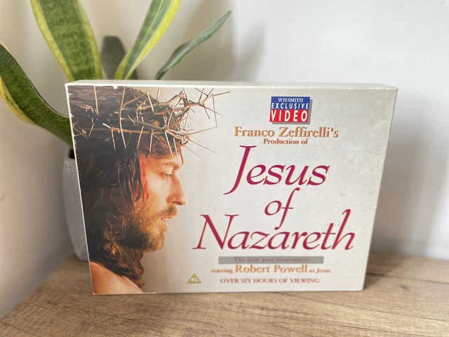 RELIGIOUS CHRISTIANITY FILM Jesus of Nazareth VHS Robert Powell 1977 ...