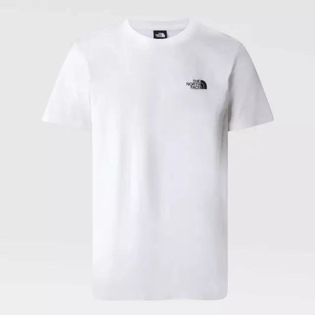 The North Face Simple Dome Tee - T-shirt Con Logo Bianco - Taglia S Uomo