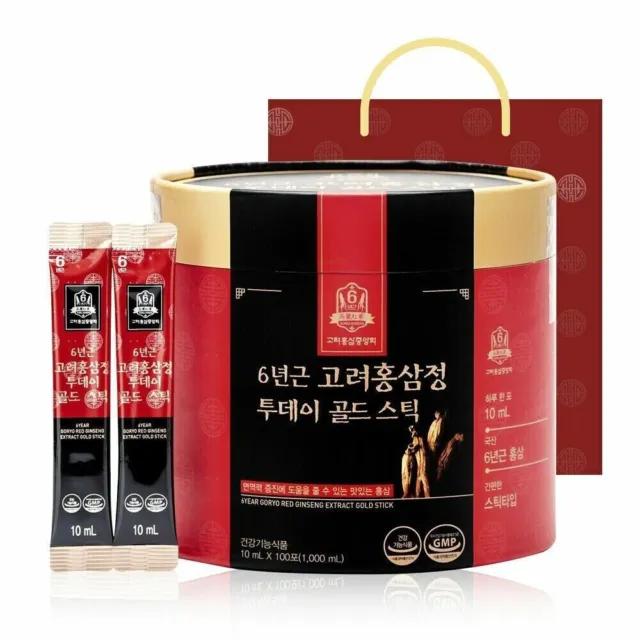 6 Years Korean Goryo Red Ginseng Extract Today Stick 10ml x 100 Sticks