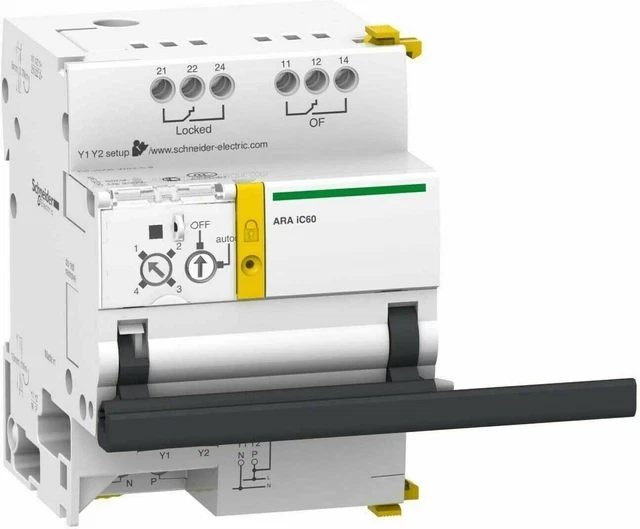 Acti9, ARA iC60 automatisme de réarmement pour disjonteur 3P 4P 230VCA 50Hz SCHN