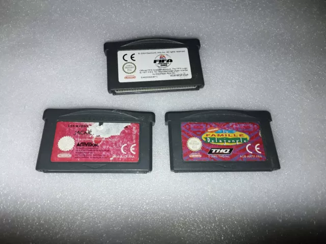 lot de 3 jeux  Gameboy Advance Gba loose Nintendo