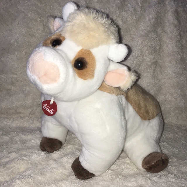 TRUDI LARGE RARE Cow Plush Soft Toy With Udders Made In Italy £39.95