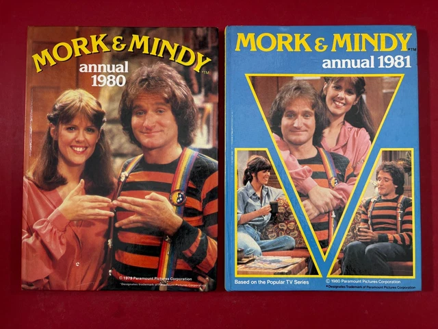 VINTAGE MORK AND Mindy Annual 1980 & 1981 TV Series, Robin Williams