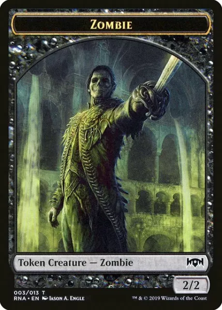 Zombie 2/2 Token - Ravnica Allegiance - Magic: The Gathering MTG