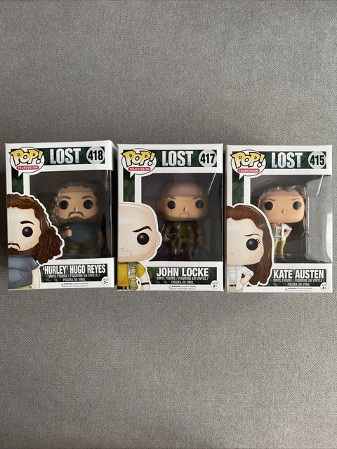 Funko pop Lost Lotto 3 Kate, Locke, Hurley