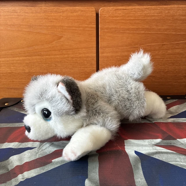 HUSKY SIGNATURE CUDDLE Puppy 25cm Soft Toy Plush - Love Me Eyes ...