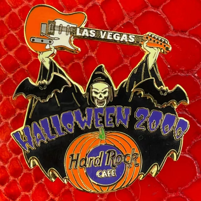 LAS VEGAS US🎸Hard Rock CAFE®HRC PIN🎸2000 HALLOWEEN GRIM REAPER WITH GUITAR🎗