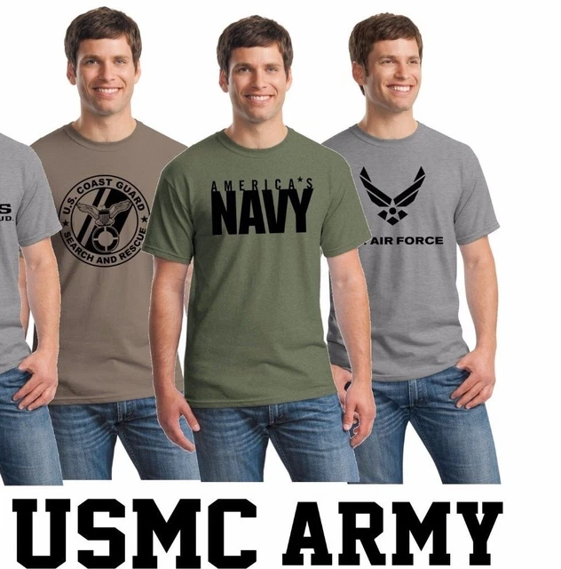 US-Army-Navy-Air-Force-Military-Physical-Training-PT-T-Shirts