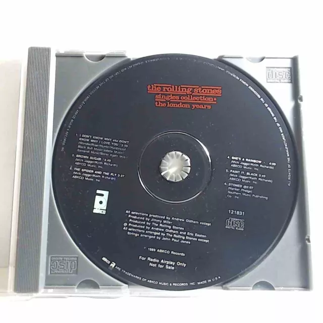 The Rolling Stones - Colección de singles - The London Years (CD, promoción, EE. UU.) AS145