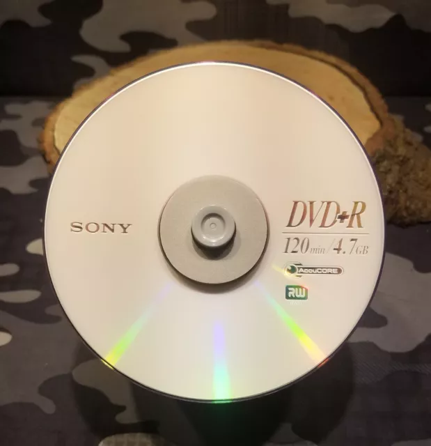 Sony DVD+R 4.7GB 120 Min 16X Blank Media Disc 50 Pack (NEW opened Box)