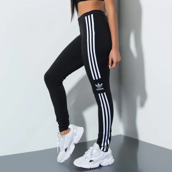 ADIDAS ORIGINALS 3 STRIPES CENTRE STAGE MESH LEGGINGS UK 10-22 BNWT SALE 