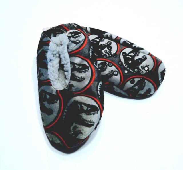 Jurassic Park Fuzzy Babba Slipper Socks Toddler Size 8-10 NWT