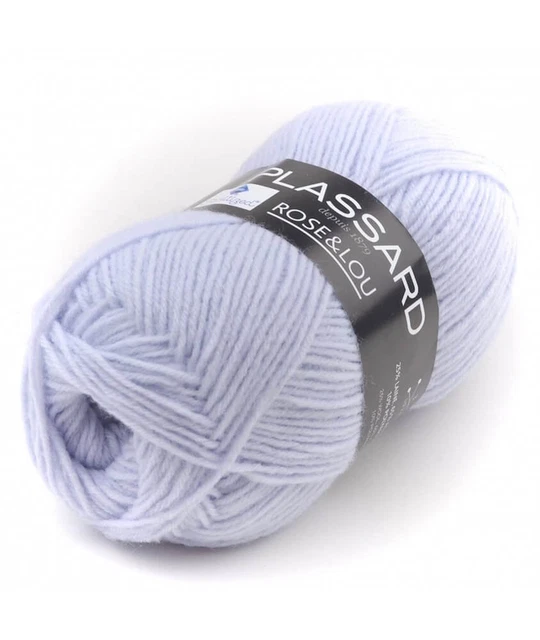 Pelote De Laine Victoire PLASSARD Gris N°10 - Acrylique, Aiguille 3.5, NEUVE