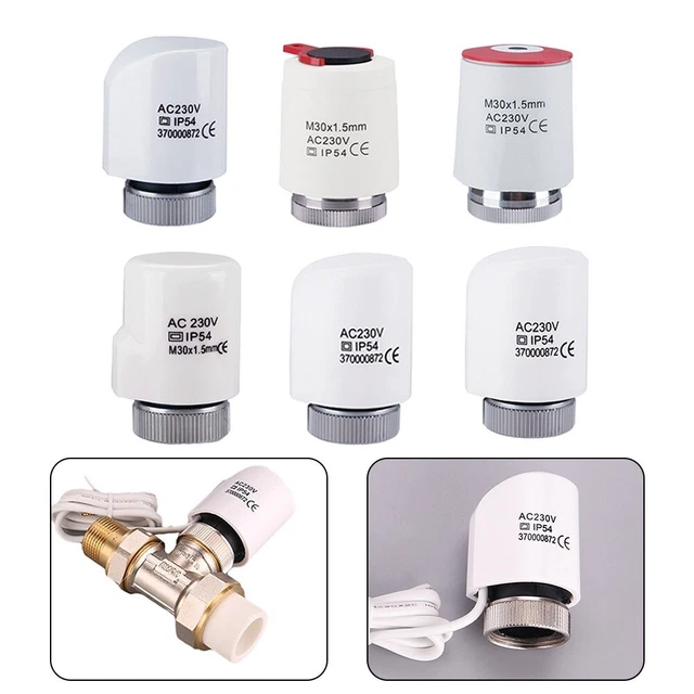 Energy saving Programmable Control Electric Thermal Actuator Valve M30x1 5 mm