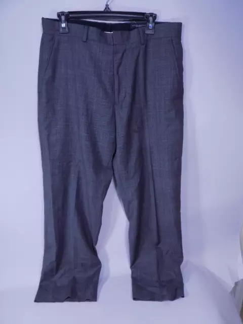 BANANA REPUBLIC PANTS 34/30 Mens Modern Fit Suit Dress Slacks Grey Gray ...