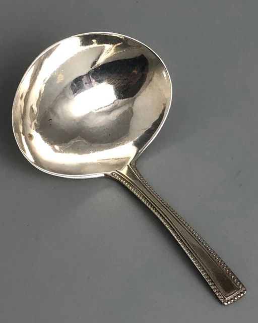 Cucchiaio caddy tè argento massiccio Giorgio III Thomas Wallis II Londra 1794 BEZX