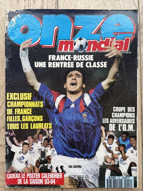 magazine vintage FOOTBALL – onze mondial n° souvenir OM