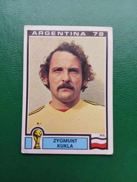 ARGENTINA 78 - KUKLA Zygmunt Pologne  PANINI vignette sticker n°132