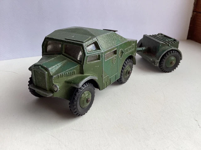 Dinky Toys 688 Morris Field Artillery Tractor, 1957, échelle 1/43, Vert, Très Bon état