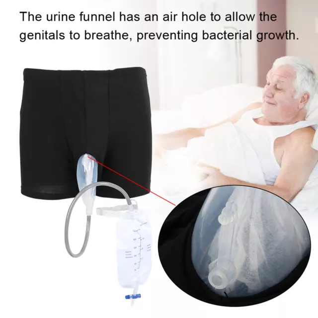 URINE BAG WEARABLE Incontinence Pants For Men Urinal System With ...