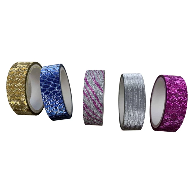 Pegatinas de cinta de conductos de color para cuentas de mano cinta de rollo planificador de cinta adhesiva