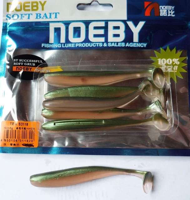 Leurre Souple Shad Fiiish Combo Black Minnow 90 Off Shore 9cm, 10g Pacific Pêche