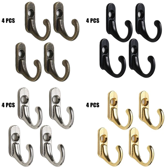 Brand New Coat Hooks Chrome European Style Modern Polished Wall Bathroom
