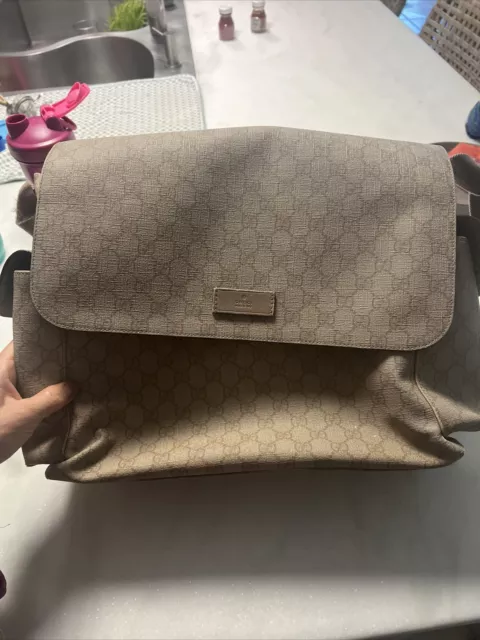 Authentic Gucci baby diaper bag