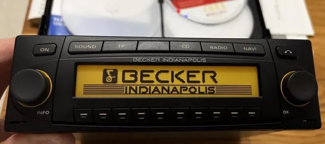 BECKER BE7920 Indianapolis Radio Navi Bluetooth CD AUX Mercedes Porsche Oldtimer
