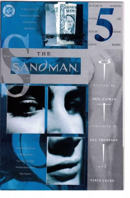 DC Comics The Sandman #45 Brief Lives Part 5 January 1993 Neil Gaiman