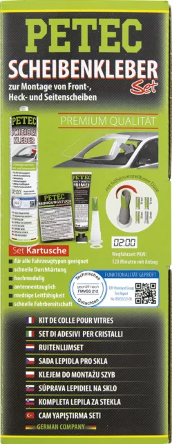 Petec Scheibenkleber-Set Cartouche 310ml