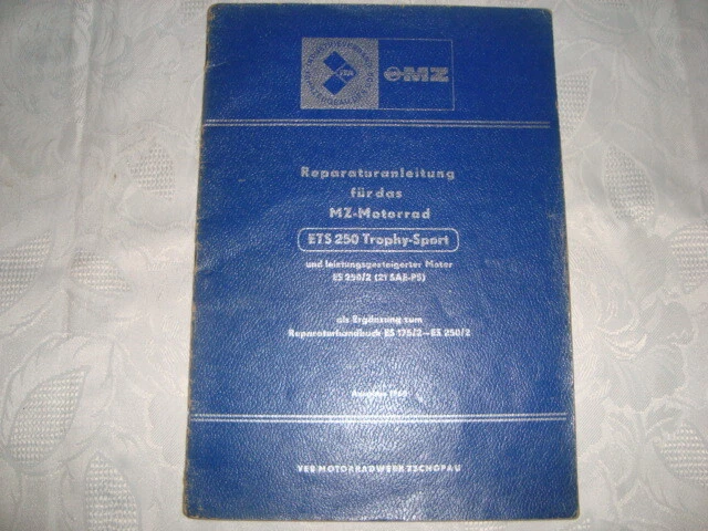 REPARATURANLEITUNG MZ Schrauberbuch Reparaturbuch Wie Helfe Ich Mir