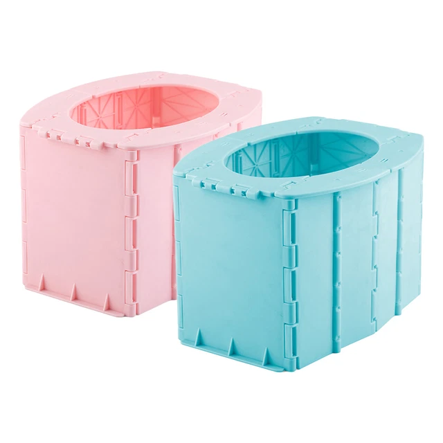 3-en-1 Compact Bébé Pliant Pot Siège De Toilette pour Bébé Enfants En Plein