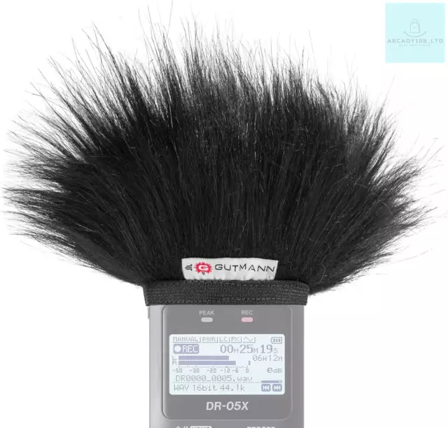 Gutmann Fur Microphone Windshield Windscreen for Tascam DR-05 / DR-05 V2 /