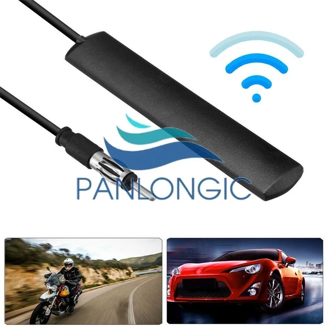 Car Radio Stereo Hidden Antenna Stealth FM AM For Vehicle Truck Motorcycle Boat