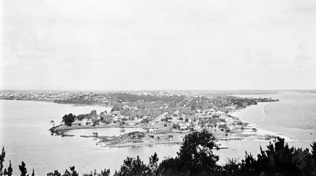 South Perth and Swan River South Perth Western Australia 1935 OLD PHOTO