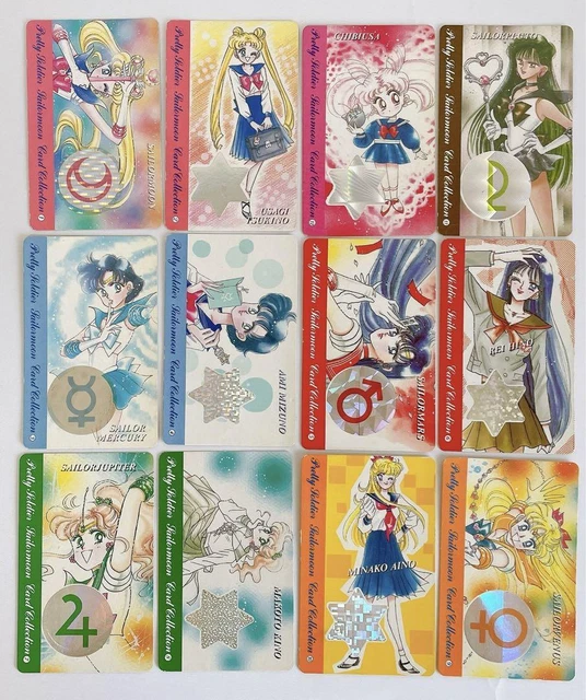 Sailor Moon Nakayoshi Appendix Card 12 Sheets Complete
