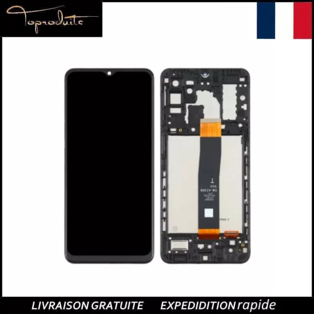 Ecran LCD + Vitre Tactile + Châssis Noir pour Samsung Galaxy A32 5G A326