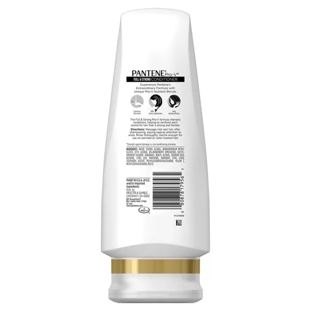 Pack of 3 New Pantene Pro-V Full & Strong Conditioner, 12 fl oz 2