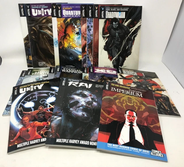 Valiant Comics, lot of 18, Unity, Shadowman, Eternal Warrior, etc. EBB-6