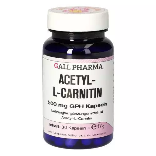 ACETYL-L-CARNITIN 500 mg Kapseln 30 St PZN 2367408