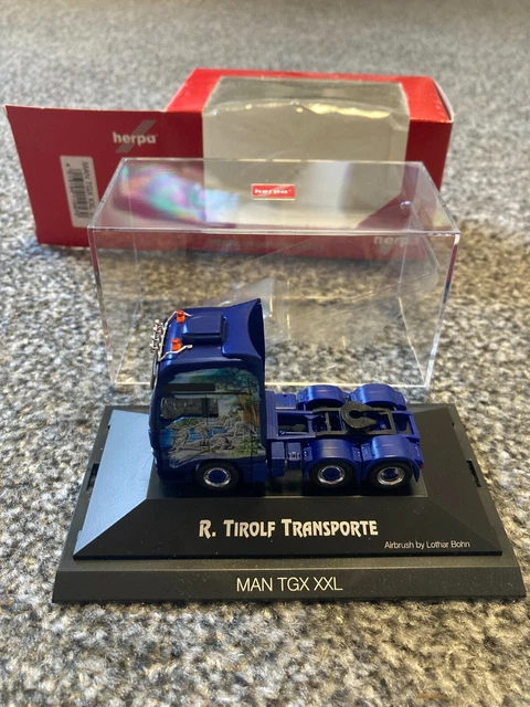 Herpa Ricambi – Trattore Stradale 2 Assi MAN TGX XXL (2008) – Scala N 1:160 – 2 Pezzi In Plastica