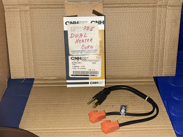 New Holland Genuine Part #83951851 Coolant Heater Wire Harness