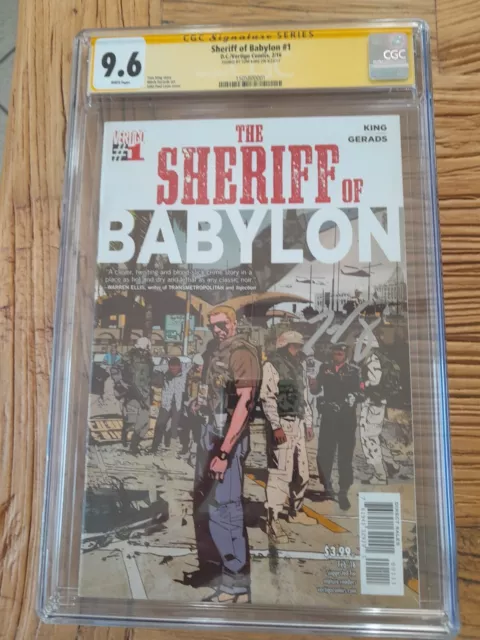 Sheriff of Babylon 1, CGC signature series 9.6, Tom King, Gerards