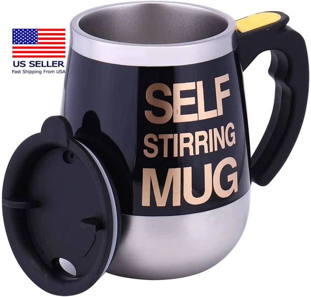 Self Stirring Mug Auto Self Mixing Stainless Steel Cup for Coffee/Hot Chocolate
