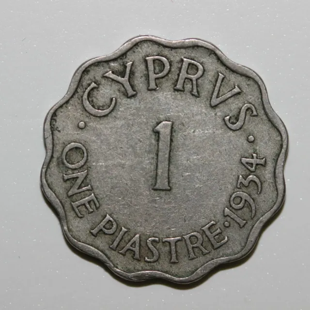 Cyprus 1 Piastre 1934 (Mg48R238)